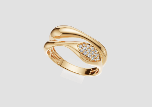 Signature Bypass Cluster Ring — 3D model preview