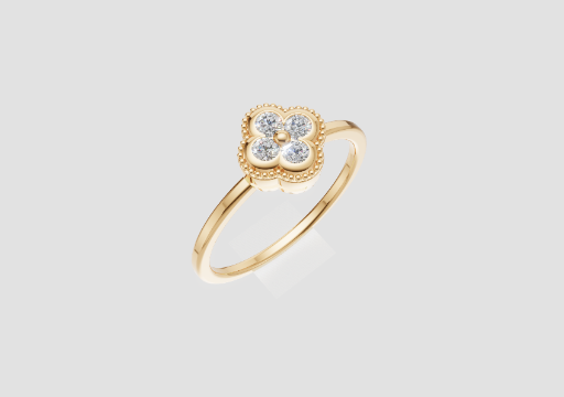 Forte Four-Leaf Clover Ring — 3D model preview