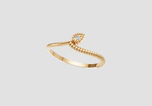 Signature Serpent Bypass Ring — 3D model preview
