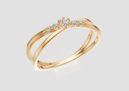 Signature Graduated Crest Ring — 3D model preview