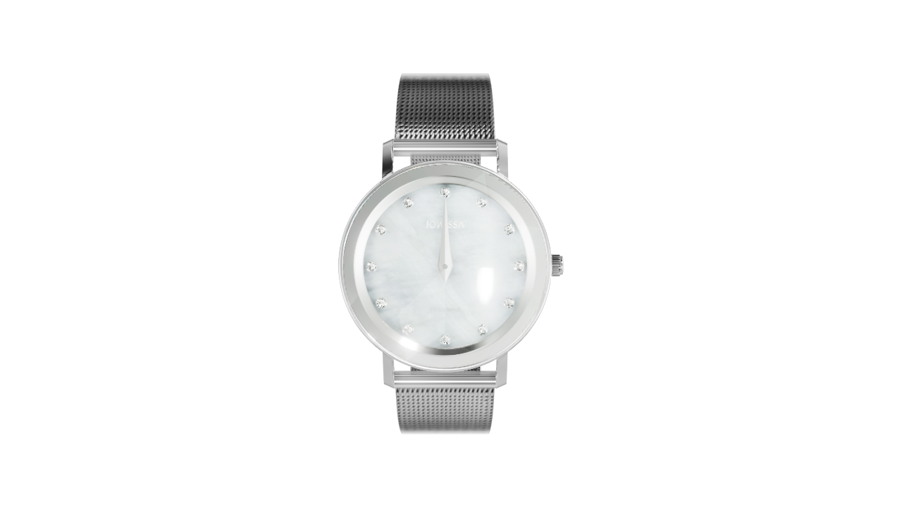 Facet Silver Mesh Women