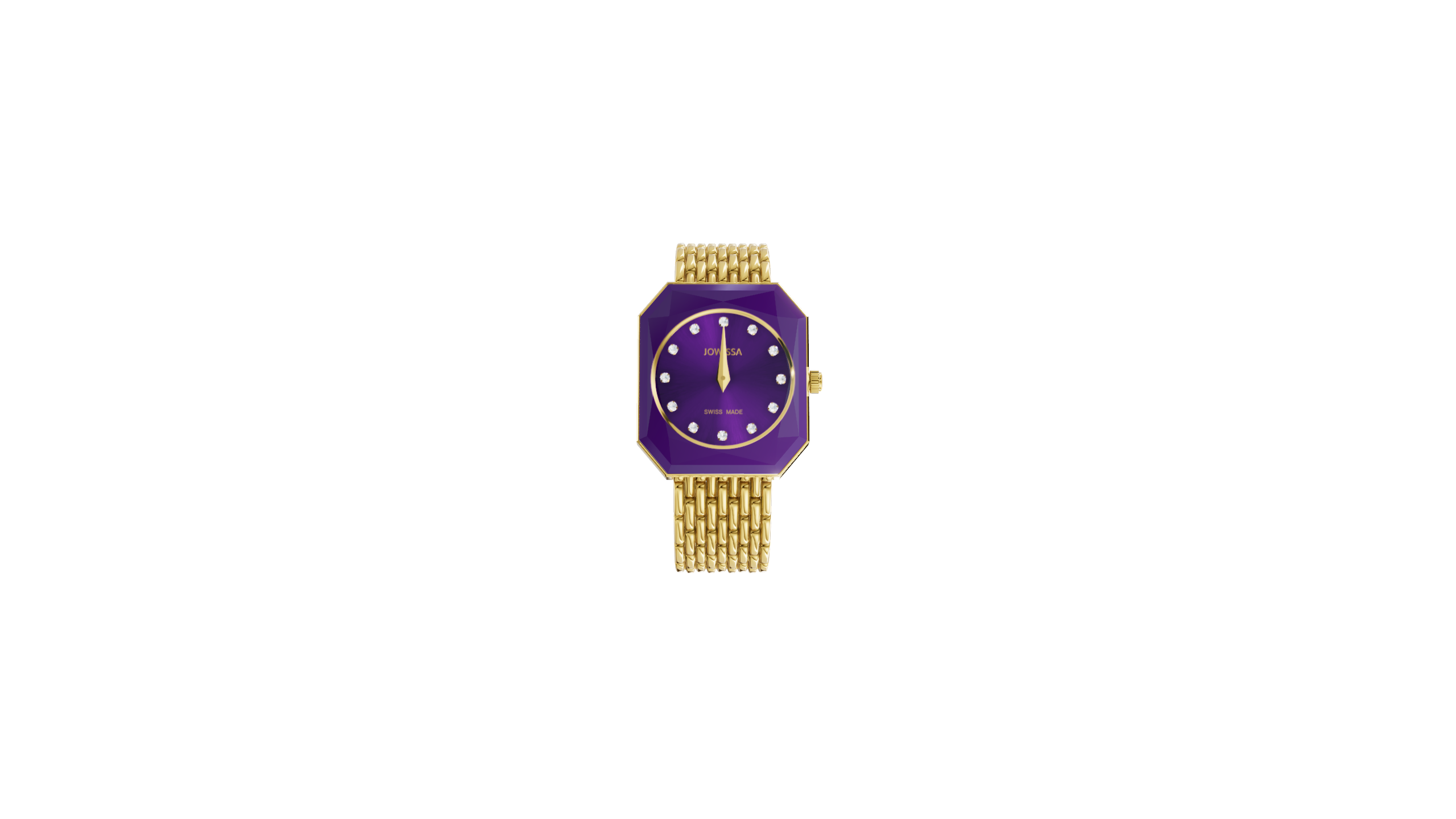 Facet Radiant Cut Diamond Glass Women display picture 2