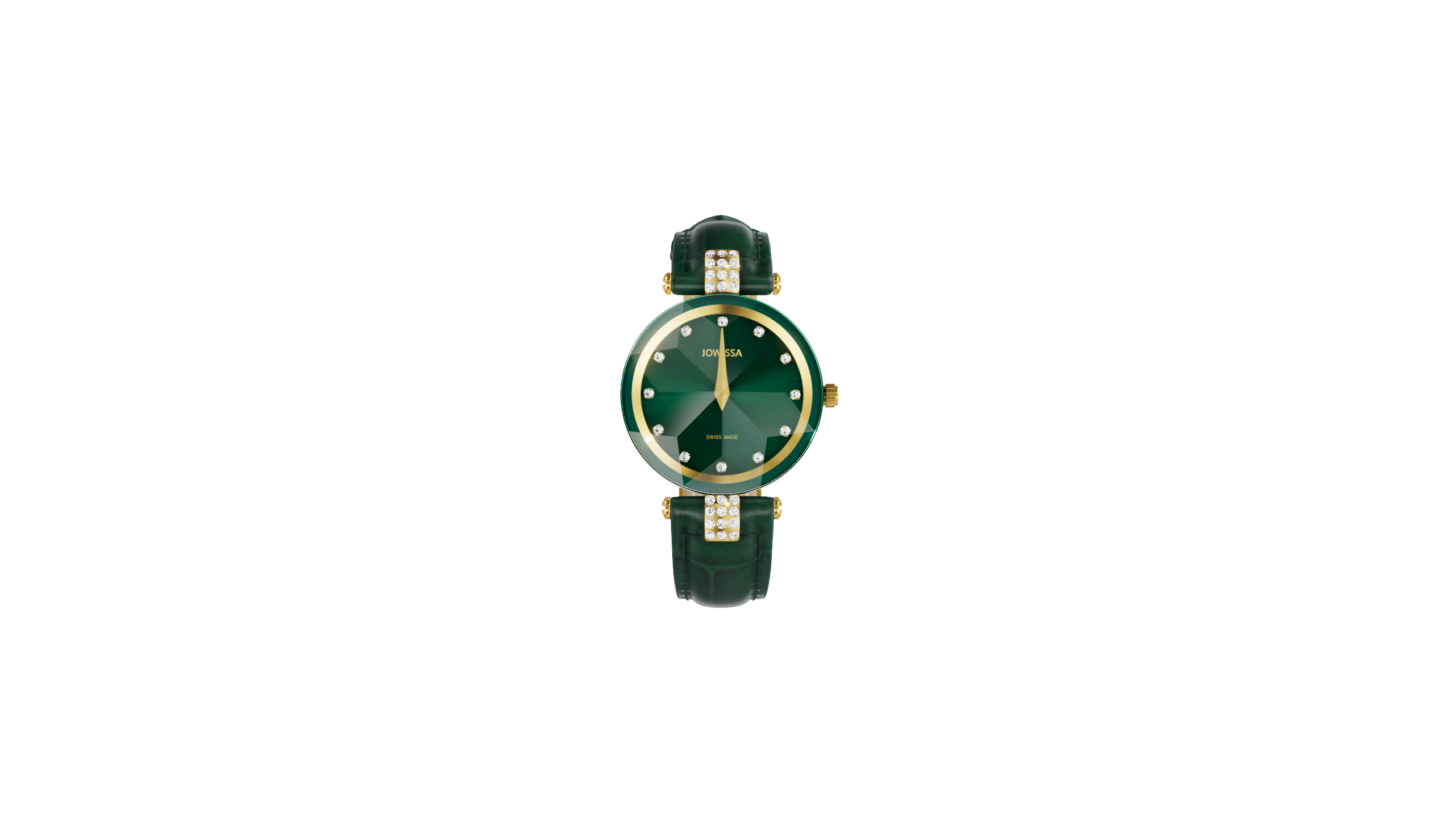 Facet Strass Green Women