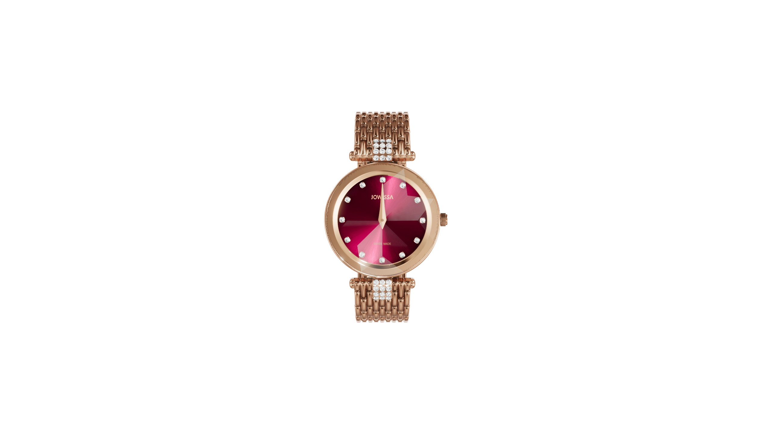 Ecclissi Facets SS rose gold WATCH Facet Brilliant Diamond Cut Dress Watch with Rose Gold  main image 2