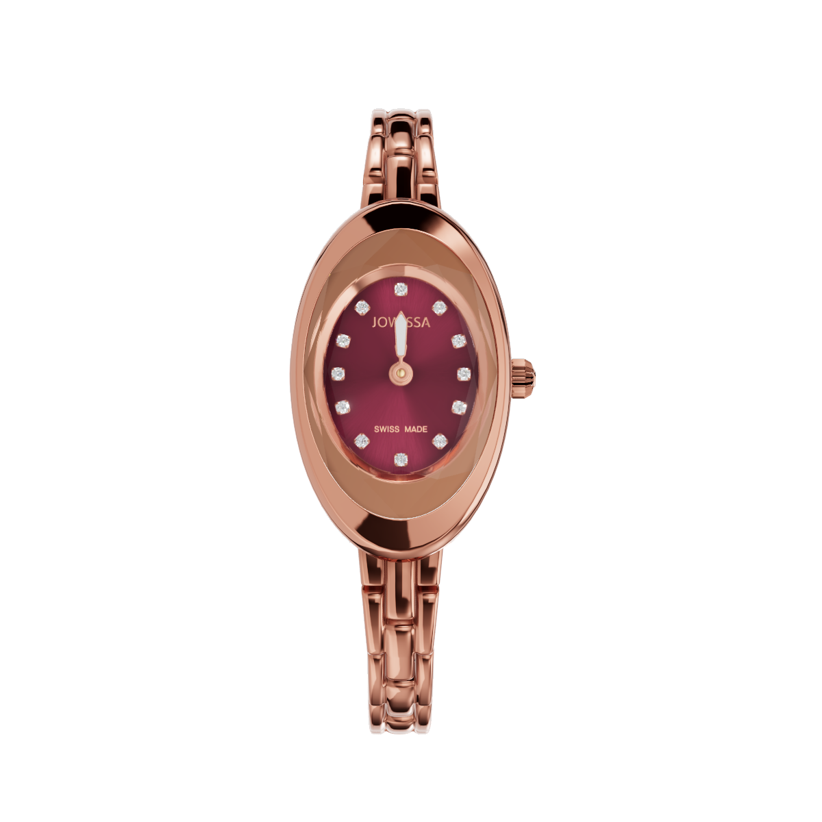 ladies rose gold dress watch Titan Sparkle Women's Dress Watch With Swarovski Crystals Rose Gold 2569WM04